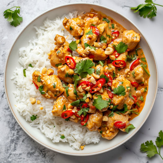 Satay Chicken with Rice – Foodee